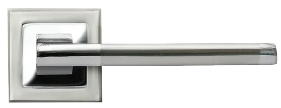 Ручка дверная ﻿RAP 17-S SN/CP бел. никель/хром
