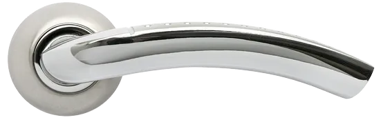 Ручка дверная ﻿RAP 7 SN/CP бел. никель/хром