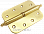 Петля стальная скругленная без коронки MSD-C 100X70X2.5 SG L мат. золото